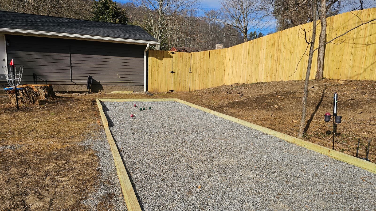 Bocce ball court